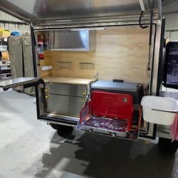 Camper trailer brumby off road full Kitchen-The Teardrop Camper Company-Sydney Austalia